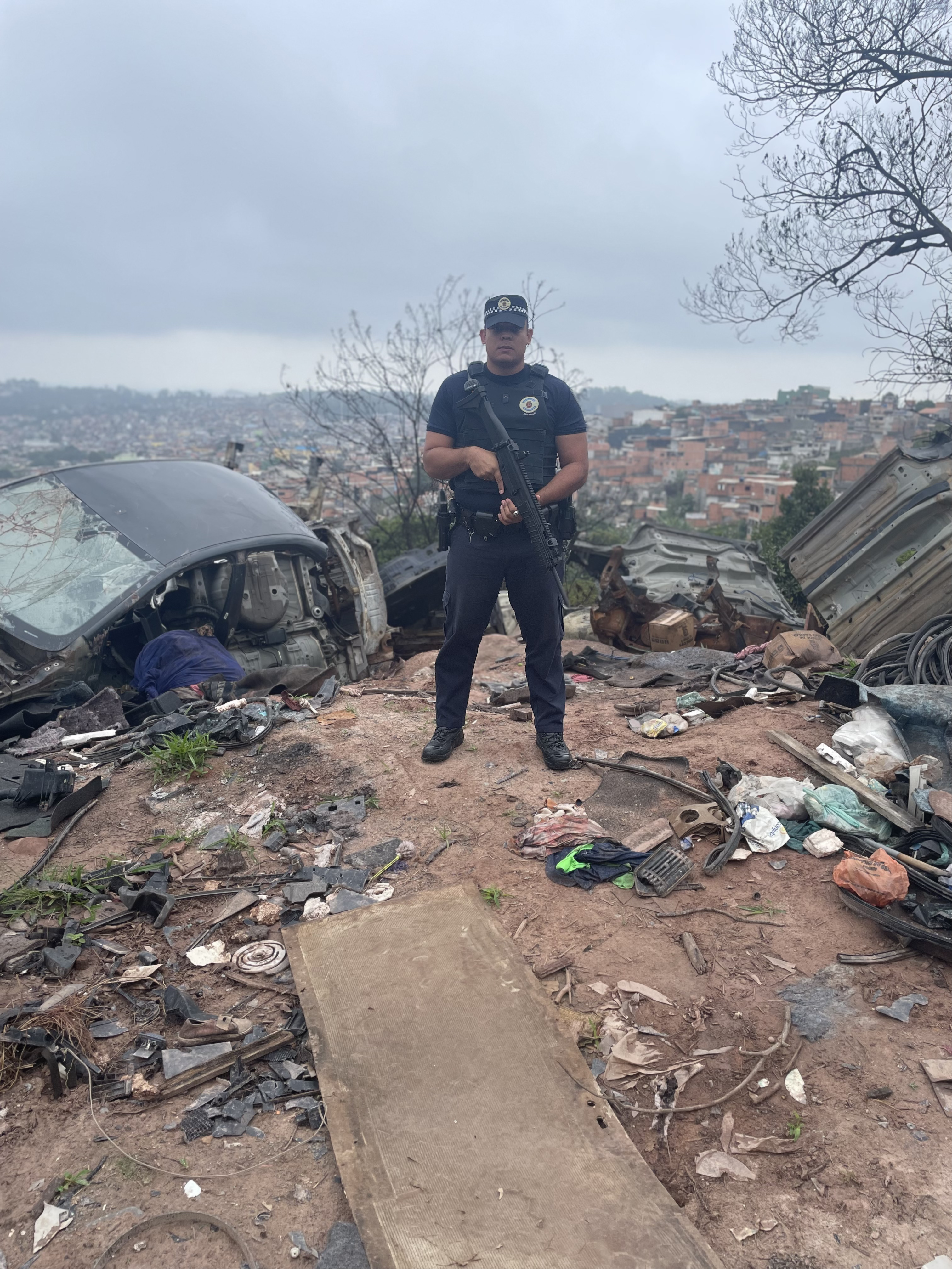 Caio Santana durante atuação na Guarda Civil Metropolitana de São Paulo